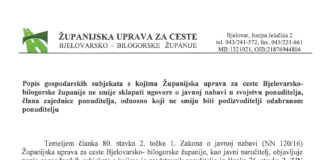 Izjava (popis subjekata)