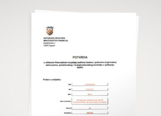 Potvrda o učitanom financijskom izvještaju