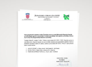 Popis gospodarskih subjekata sa kojima je ŽUC BBŽ u sukobu interesa