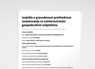 Izvješće o provedenom savjetovanju 02/24/MV