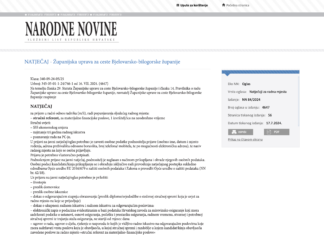 NATJEČAJ: STRUČNI REFERENT ZA MATERIJALNO FINANCIJSKE POSLOVE