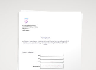 Potvrda o učitanom financijskom izvještaju