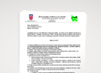 Obavijest o testiranju kandidata