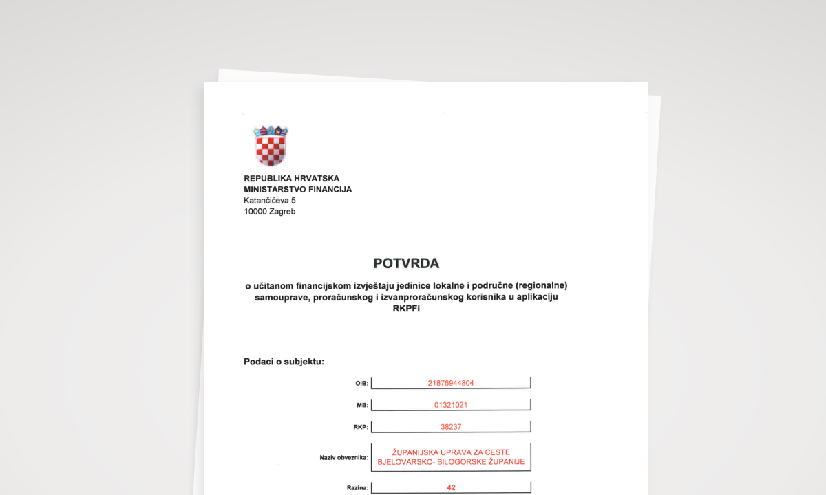 Izvjestaj I-III.2025