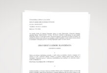 Obavijest o izboru kandidata – javni natječaj za radno mjesto „stručni referent za materijalno-financijske poslove“