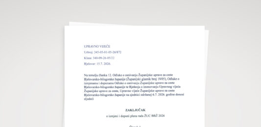 I.Izmjene i dopune Plana rada za 2026. Godinu + Zaključak UV o prihvaćanju