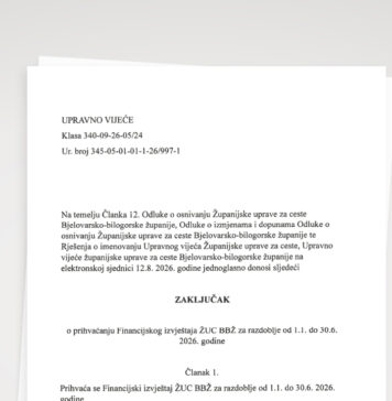 Financijski izvještaj za razdoblje 1.1.-30.06.2026. g.
