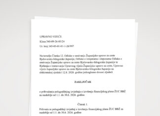Izvještaj o izvršenju financijskog plana za razdoblje 1.1.-30.06.2026.g.